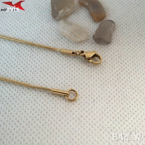 Синджир с 14К златно покритие 254569, снимка 3 - Колиета, медальони, синджири - 52972183