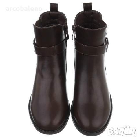 Дамски класически боти до глезена, 3цвята , снимка 15 - Дамски боти - 51681162