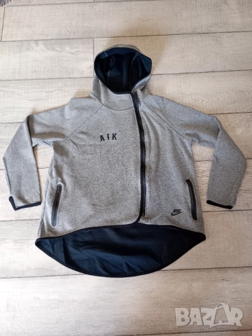 Nike Tech дамски асиметричен суитшърт с качулка размер L