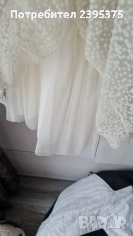 Бяла рокля, снимка 4 - Бебешки рокли - 37163643