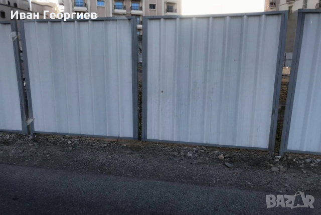 Плътна строителна ограда под наем, снимка 1 - Строителни материали - 44810351