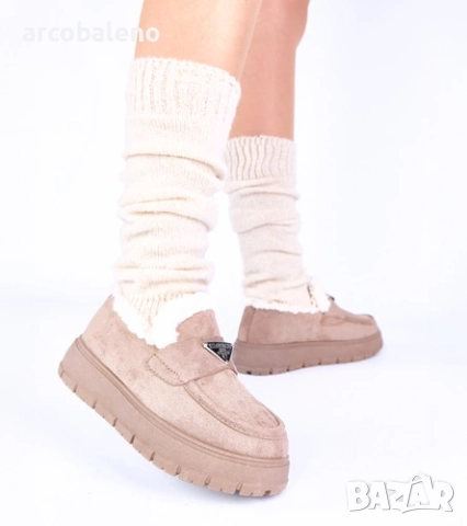 Дамски мокасини на платформа с подплата от Kirby, 5цвята , снимка 9 - Дамски ежедневни обувки - 52862344