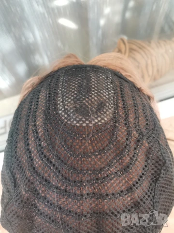 Нова светло кестенява  перука 35 см Боб стил без бретон - мод.17, снимка 11 - Аксесоари за коса - 12719429