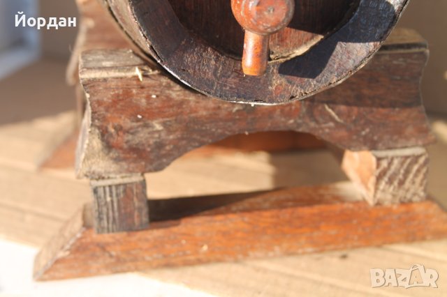 Дървено дъбово буре, снимка 8 - Антикварни и старинни предмети - 44420560