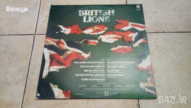 Грамофонна плоча BRITISH LIONS  LP., снимка 5 - Грамофонни плочи - 31249601