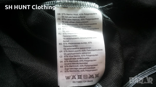 HELLY HANSEN 75027 57% Merino Wool Twermo Work Wear размер M / L работна термо блуза W4-717, снимка 12 - Блузи - 52886505