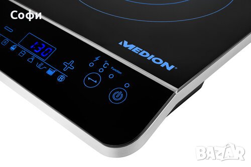 Индукционен котлон MEDION MD 17595, 2000 W, Черен  , снимка 3 - Котлони - 36791516