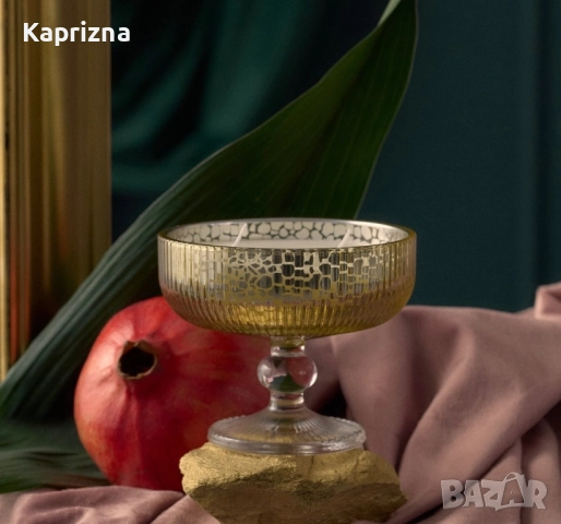 Последни бройки Луксозна ароматна свещ в чаша
