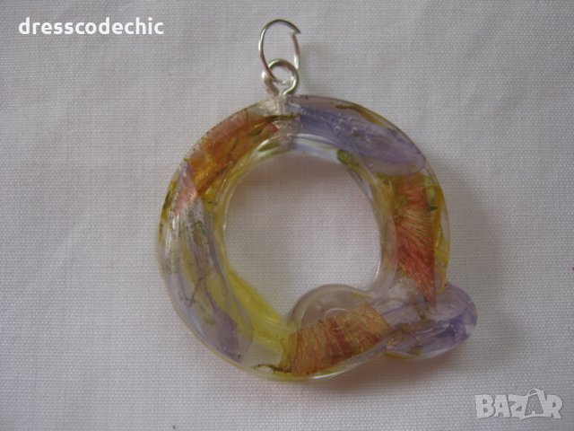 Бижута с естествени цветя 11, снимка 17 - Колиета, медальони, синджири - 29698089