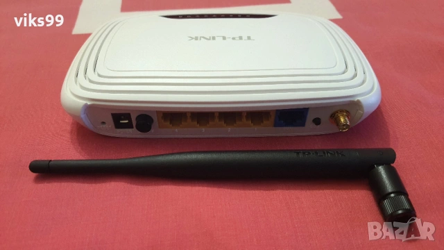 Wi-Fi Рутер TP-Link TL-WR741ND ver.4.27, снимка 5 - Рутери - 53189863