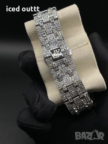 Диамантен Часовник Audemars Piguet Royal Oak Iced Out Moissanite 41mm, снимка 3 - Мъжки - 52583515