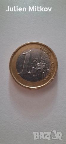 1 евро Италия , снимка 2 - Нумизматика и бонистика - 52962744