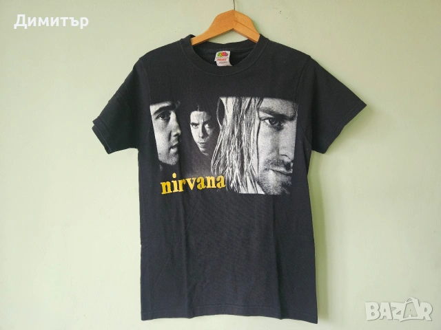 Тениска на Nirvana Kurt Cobain t-shirt rock music garage 