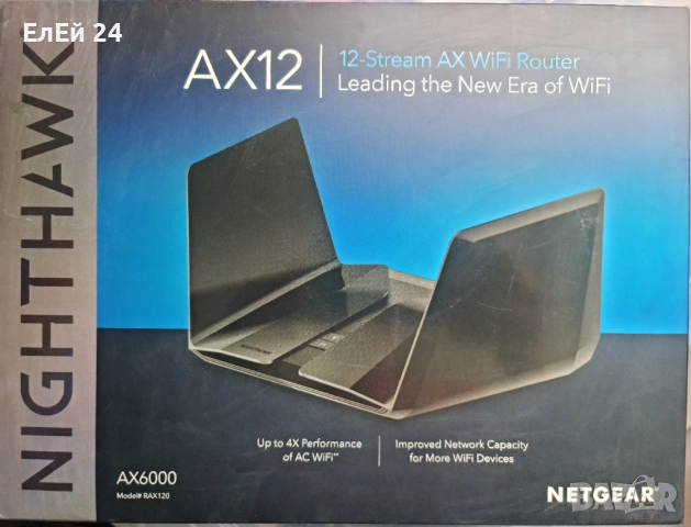 Netgear AX6000 Nighthawk 12-Stream Dual-Band WiFi 6 Router 