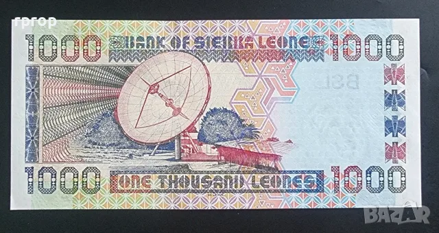Сиера Леоне . Африка.
1000 леоне.
2002 година.  
UNC. , снимка 4 - Нумизматика и бонистика - 51350842