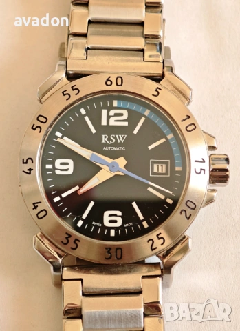 RSW automatic 26 jewels Swiss Made sapphire wr 30m, снимка 4 - Мъжки - 54111644