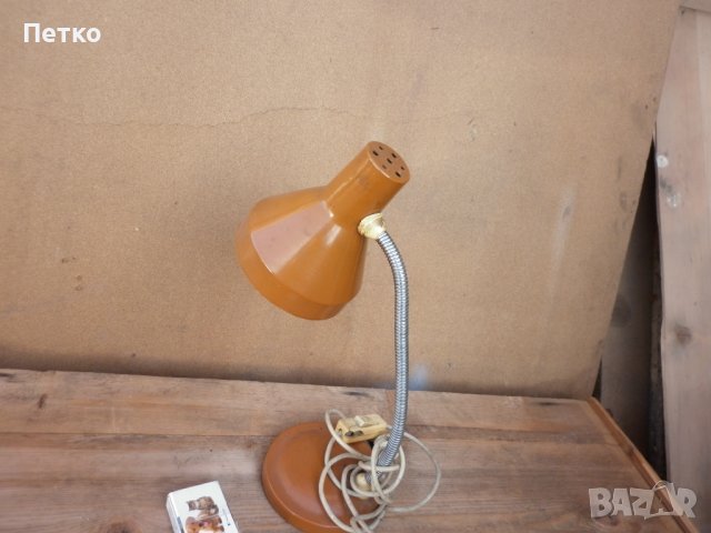 Стара метална лампа  НРБ, снимка 7 - Антикварни и старинни предмети - 42689528