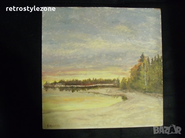 № 4854 стара картина BECKERPANNA  , снимка 3 - Други ценни предмети - 31070200