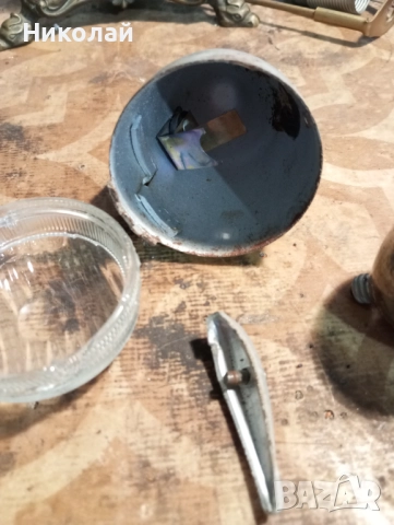 Метален ретро фар за балкан, снимка 4 - Антикварни и старинни предмети - 52796252