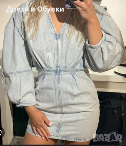 Дънкова рокля Zara , снимка 17 - Рокли - 54096591