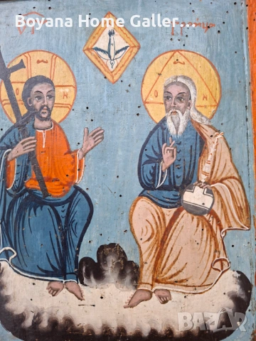 Стара Българска Икона 18 - 19 век, снимка 2 - Други ценни предмети - 54167934