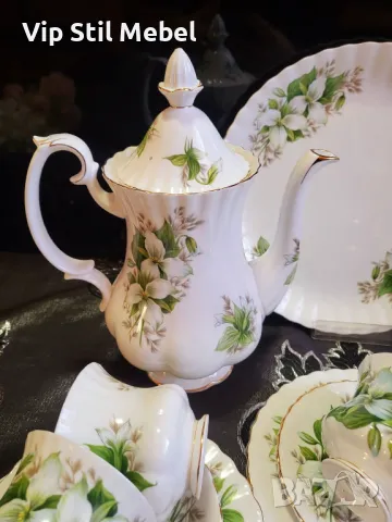 Сервиз за кафе Royal Albert Trillium , снимка 4 - Сервизи - 48295527