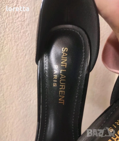 YSL черни сандали , снимка 7 - Сандали - 54259686