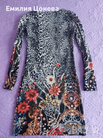 цветна рокля, снимка 3 - Рокли - 51982880