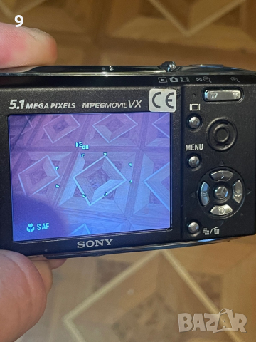 Фотоапарат sony DSC-T 5 с Кабел за пренос на данни нова батерия неразличим от нов , снимка 4 - Фотоапарати - 44757803
