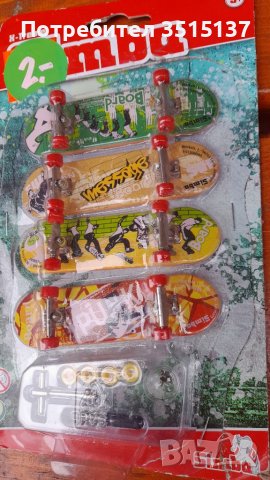 Fingerboard фингърборд 4 броя Simba, снимка 2 - Други - 38290759