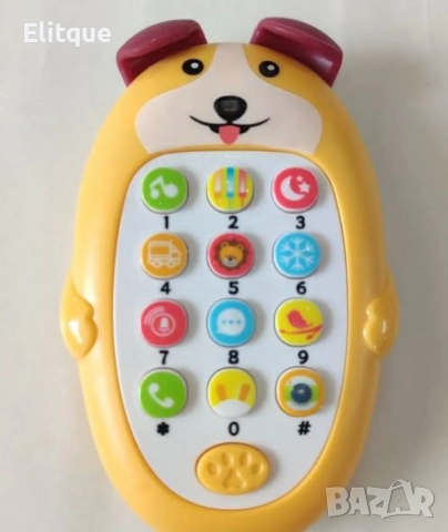 Играчка куче телефон с бутони и звукови ефекти, снимка 6 - Други - 52786100