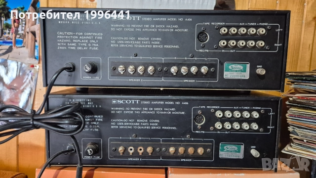 SCOTT A406, снимка 6 - Ресийвъри, усилватели, смесителни пултове - 52265735