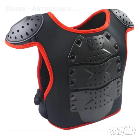 Детски нагръдник с наколенки - мото комплект