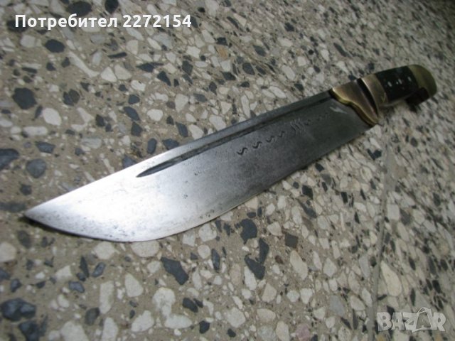 Стар габровски нож с кания, снимка 4 - Антикварни и старинни предмети - 29776175