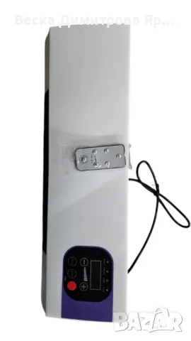 Модерна печка за стенен монтаж,за студено и топло,с двойно предназначение,LED дисплей