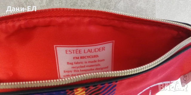 Синьо-червен козметичен несесер от Estee Lauder, снимка 3 - Други - 52772075
