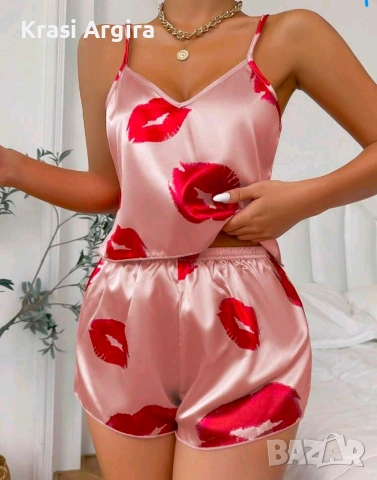 Пижама от 2части (Сатен).хл -46, снимка 2 - Пижами - 54066833