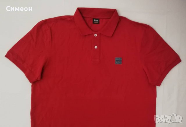 Hugo BOSS Polo Shirt оригинална тениска L памучна поло фланелка, снимка 2 - Тениски - 38112111