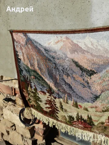 Старинен ковьор,покривка за стена #105, снимка 3 - Антикварни и старинни предмети - 48571594