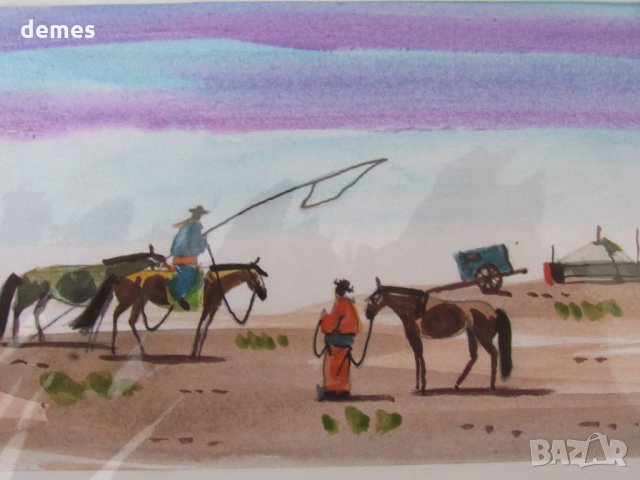 Коледни картички от Монголия , снимка 7 - Други - 31176425