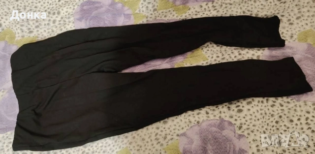 Черен панталон тип чарлстон 