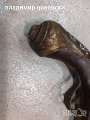 Стар красив кремъчен пистолет,пищов,оръжие, снимка 4 - Колекции - 42703522