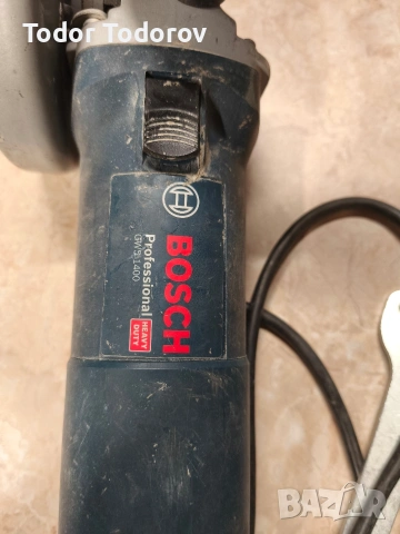 Ъглошлайф Bosh 1400w, снимка 6 - Ъглошлайфи - 53192195