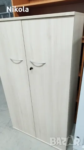 Офис шкаф - двукрил гардероб с рафтове 80/142/40 - 4 рафта, снимка 11 - Гардероби - 49263955