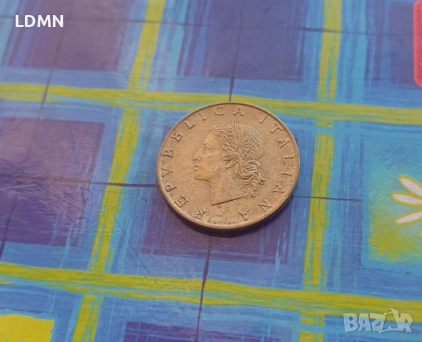 20 Лири 1972 Италия, снимка 2 - Нумизматика и бонистика - 51792229