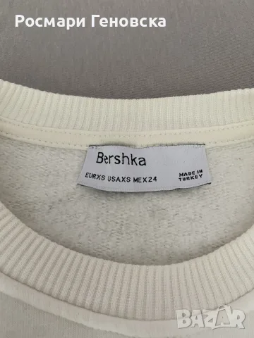 Ватирана блуза Bershka, размер XS, !WIDE FIT!, снимка 8 - Блузи с дълъг ръкав и пуловери - 56054155