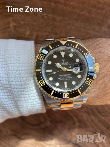 Rolex Sea-Dweller 43mm Two-Tone Yellow Gold Ceramic Automatic Различни Варианти, снимка 9 - Мъжки - 54072932