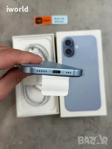 ГАРАНЦИЯ❗️iPhone 17 29€/мес 256GB Mist Blue КАТО НОВ❗️син , снимка 9 - Apple iPhone - 56208724
