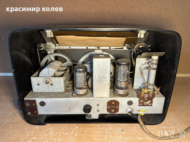 малко лампово радио "SCHAUB-Junior 50", снимка 12 - Антикварни и старинни предмети - 52664986