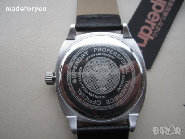 Часовник Superdry Japan НОВ - оригинален мъжки часовник супердрай с гаранция и кутия !!!, снимка 9 - Мъжки - 30175221